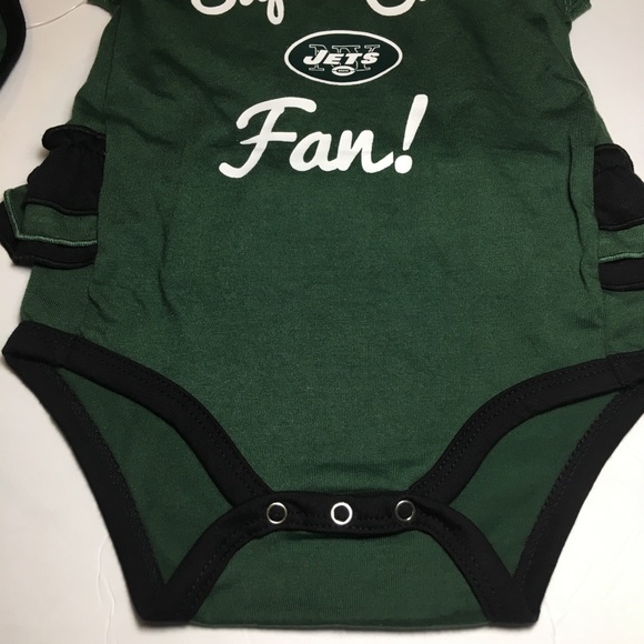 NEW YORK JETS NFL INFANT JERSEY + BIB - Picture 4 of 7